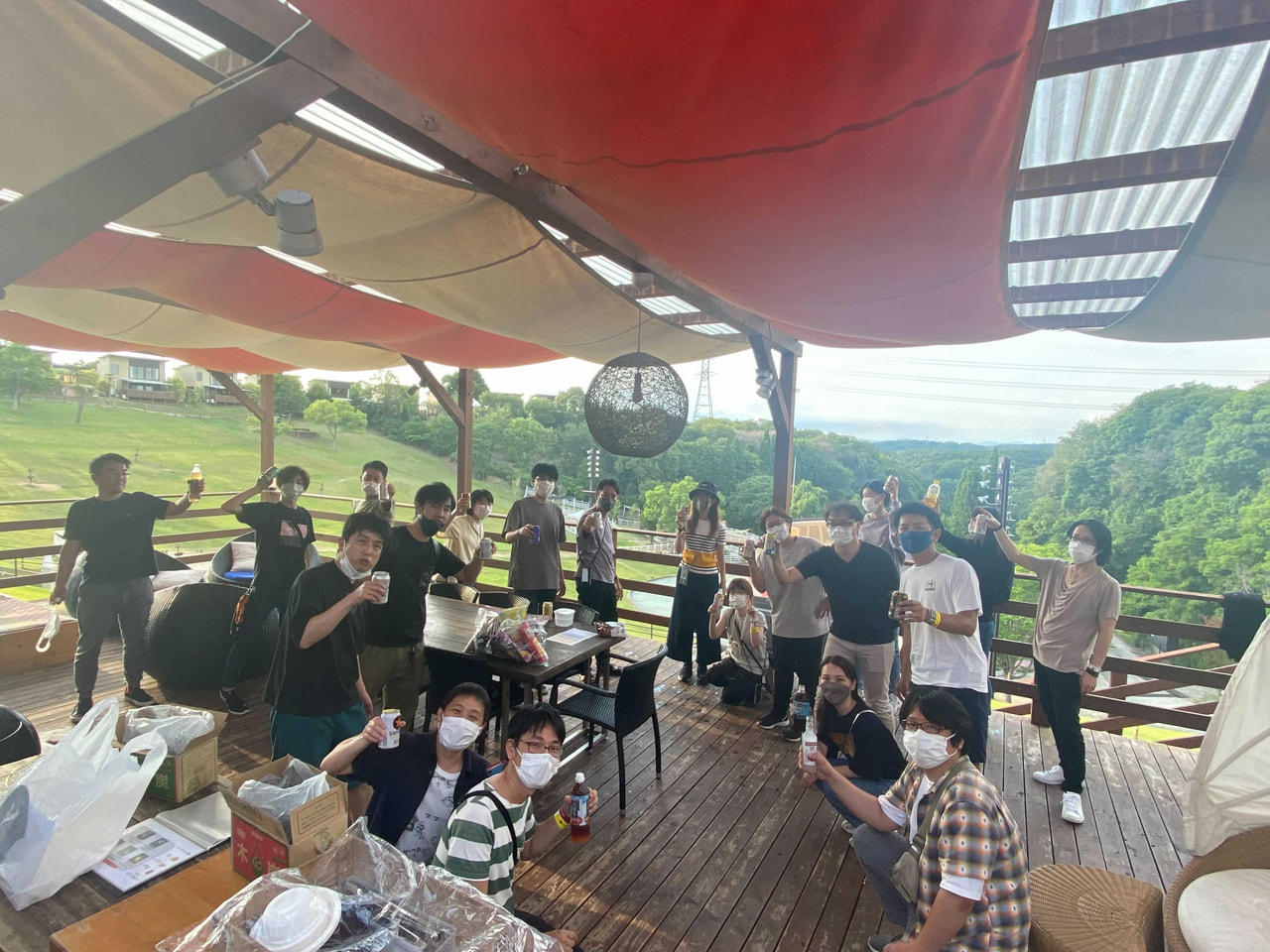 #社員旅行　#ネスタリゾート神戸　#みんなでBBQ！　#クイズ大会もしたよ　#晴れてよかった