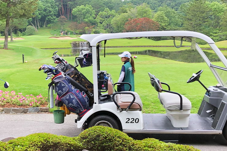 キャディー時代のまっちー